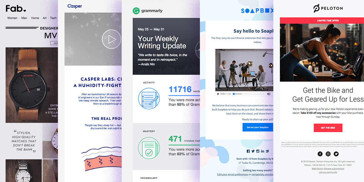 5 newsletter designs