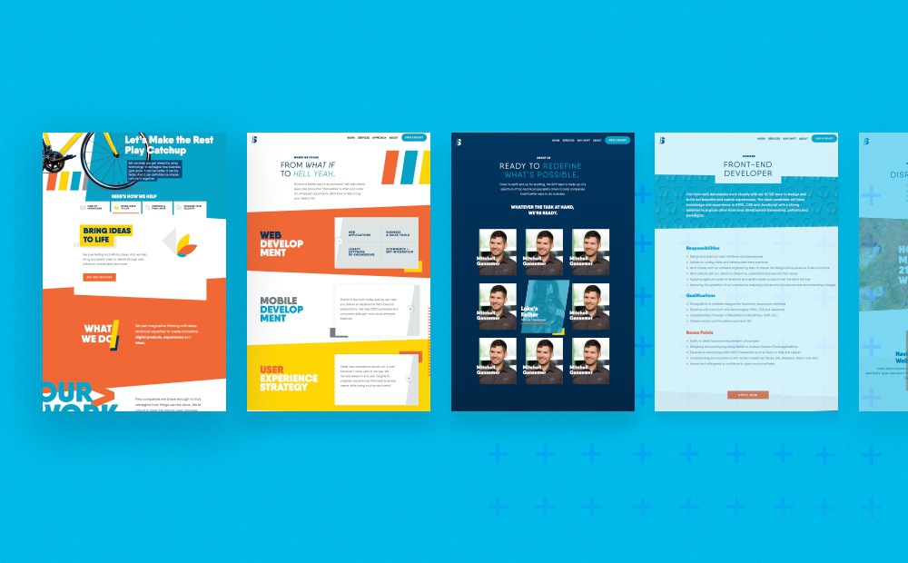 Shift mockups