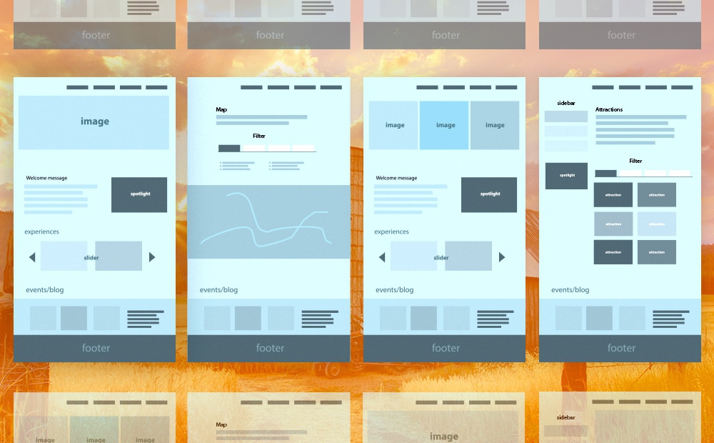 Silos wireframes Silos wireframes